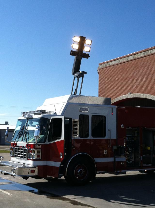 Squad 400 during final inspection trip - Ferrara Fire Apparatus - 3/11/13